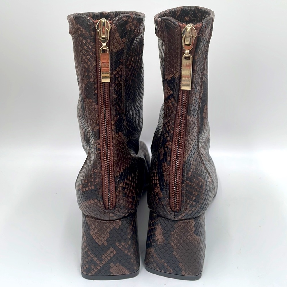 Primark Snakeskin Print Chunky/Block Heel Boots - image 2